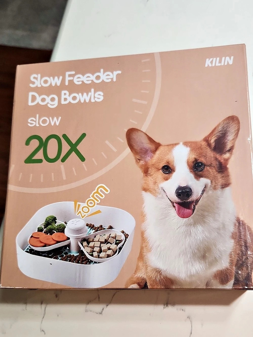 KILIN Slow Feeder Dog Bowls 20X Bowl 20X